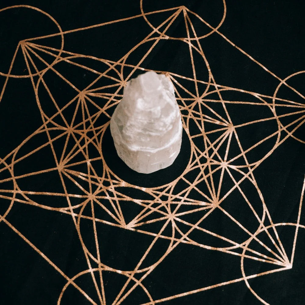 Metatron Crystal Grid Cloth Mat - Image 2
