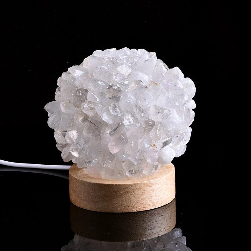 Natural Crystal Ball Lamp - Image 2