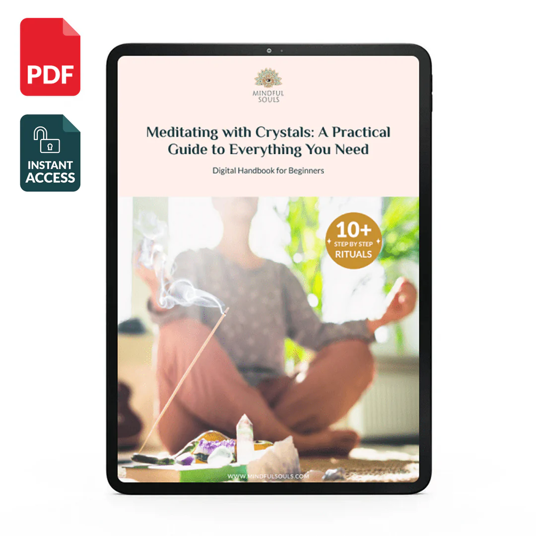 Meditation with Crystals: Printable Guide & Workbook