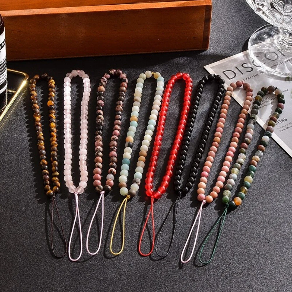 Natural Gemstone Phone Strap