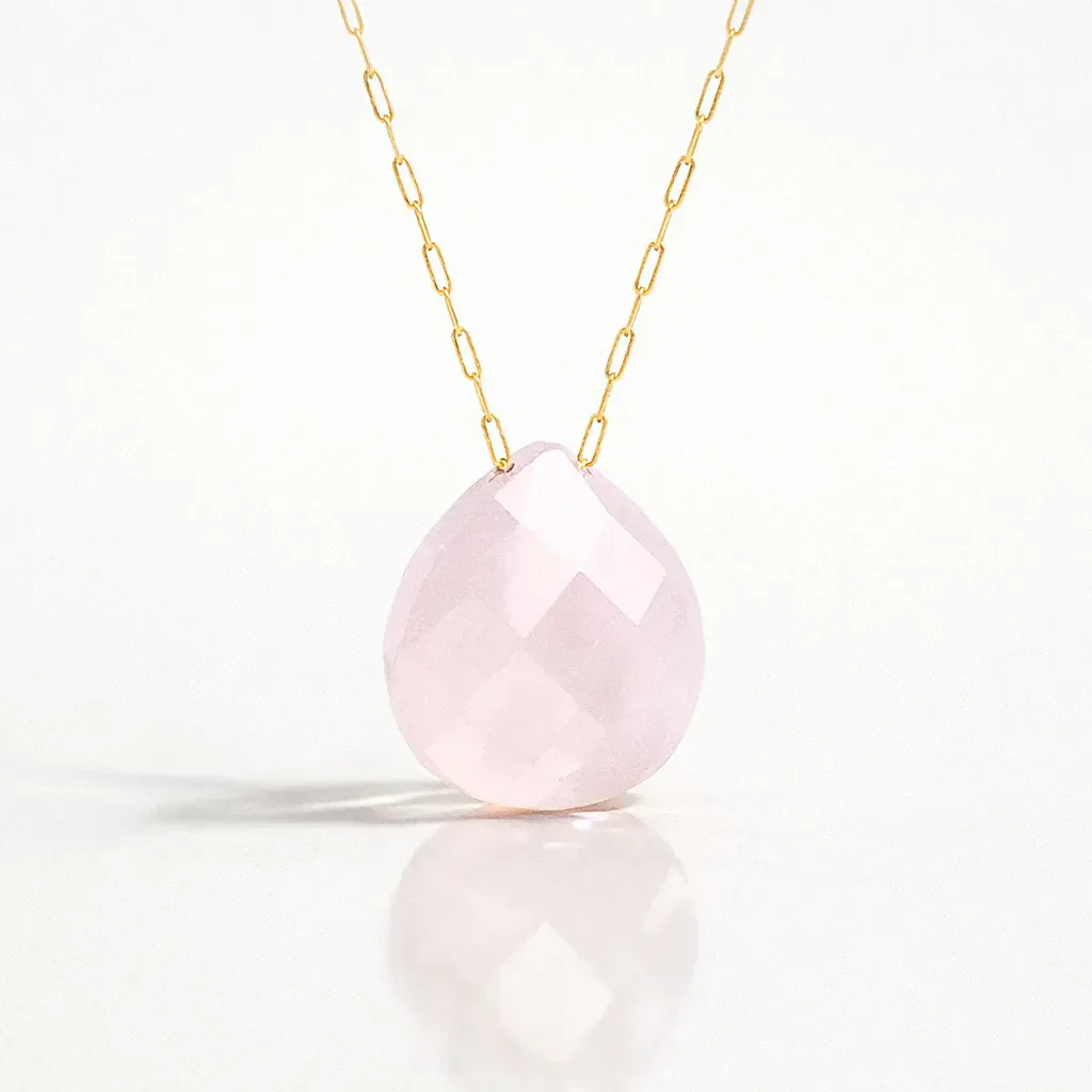 Natural Stone Water Drop Pendant — Embrace Serenity and Strength