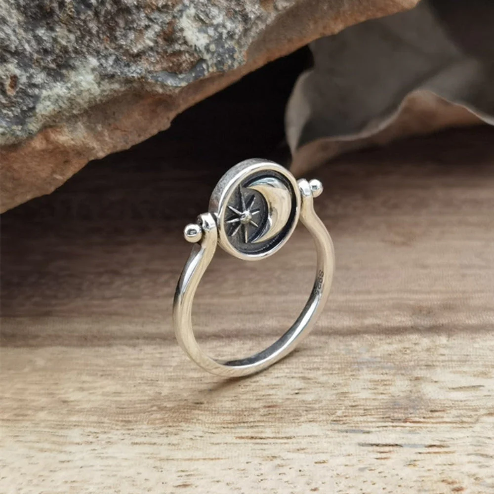 Rotating Sun and Moon Ring - Image 2