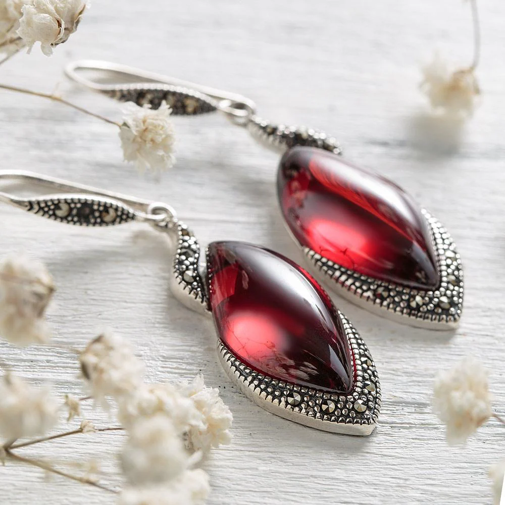 Silver Feminine Charm Earrings