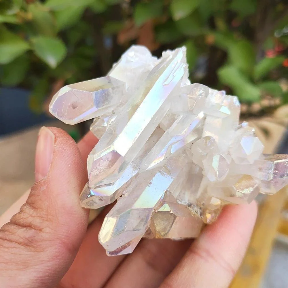 White Angel Raw Clear Quartz Crystal - Image 3